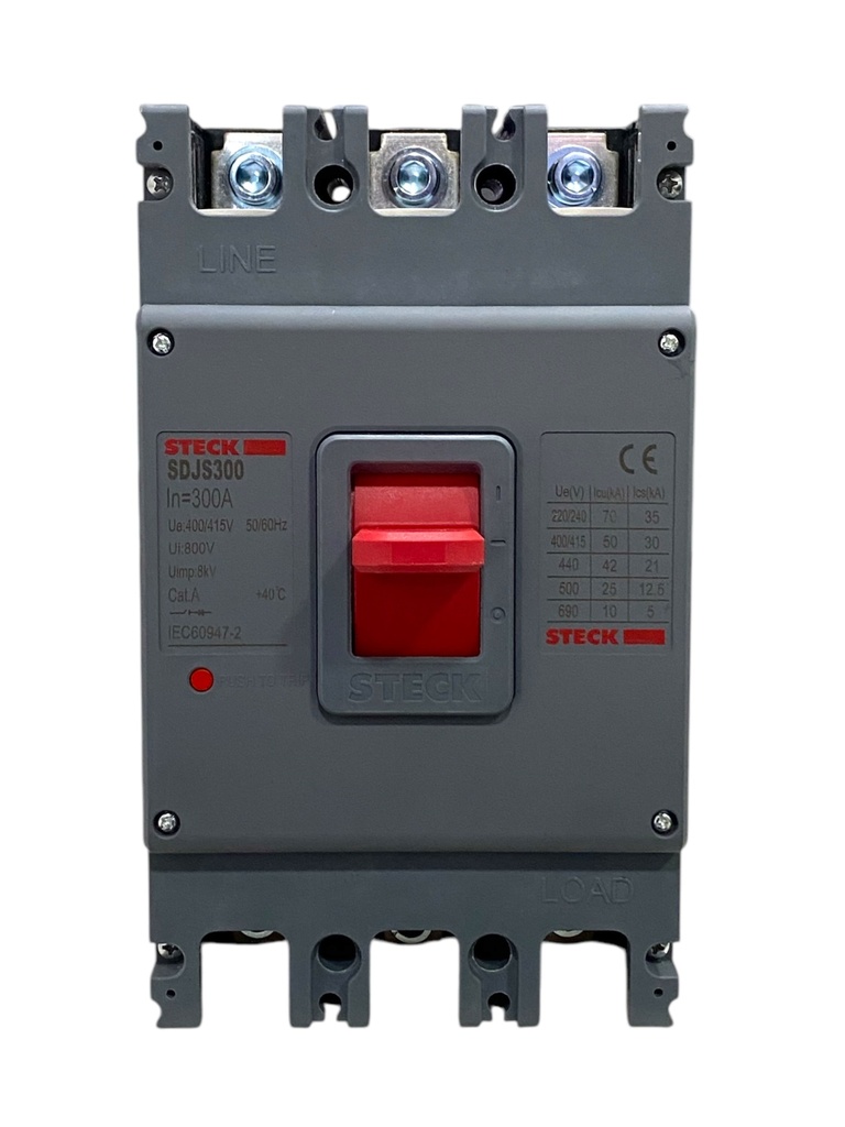 BREAKER 3X300A CAJA MOLDEADA 70KA 220V - 42KA 440V