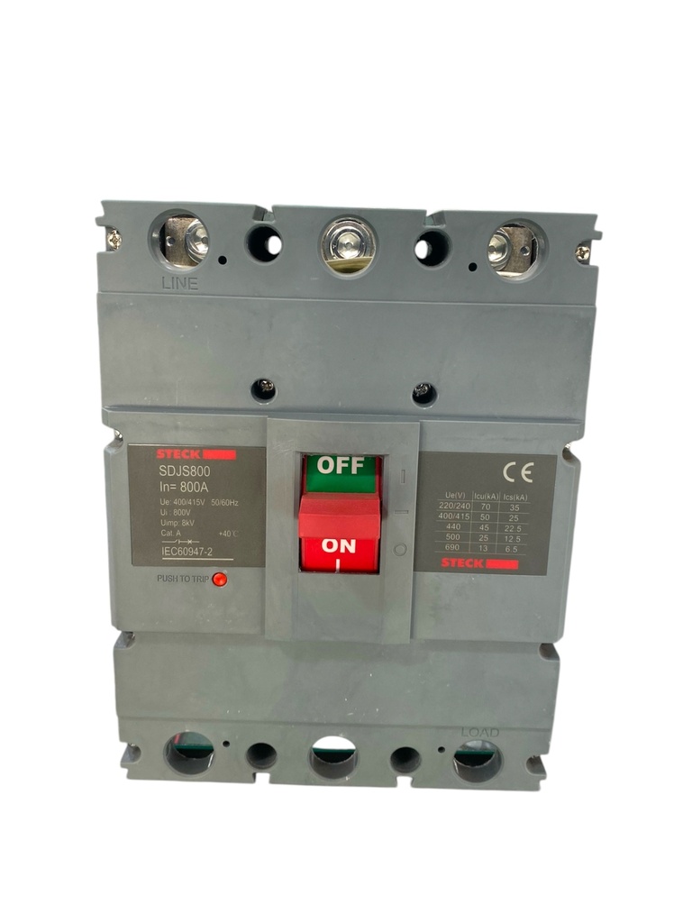 BREAKER 3X800A CAJA MOLDEADA 70KA 220V - 42KA 440V