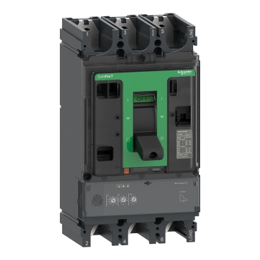 BREAKER 3X250-630A NSX400H REGULABLE 800V 100/65kA 240/480V 255X140X110MM