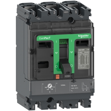 BREAKER 3X175-250A NSX250H 800V 100/65KA 240/480V 161x105x86MM