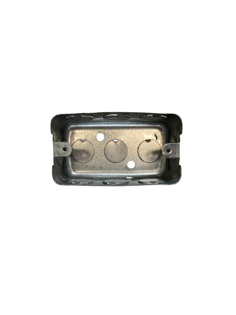 CAJETIN METALICO RECTANGULAR 4X2" EMT SALIDA 1/2"