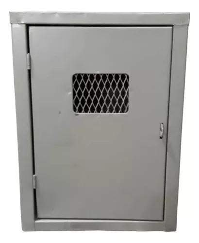 CAJA PARA MEDIDOR 400X300X200mm DOBLE FONDO C/PUERTA ALDABA P/CANDADO