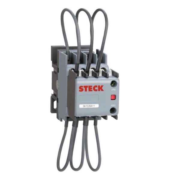 CONTACTOR PARA CONDENSADORES 95 A Ac3  Vac 1NA+2NC STECK