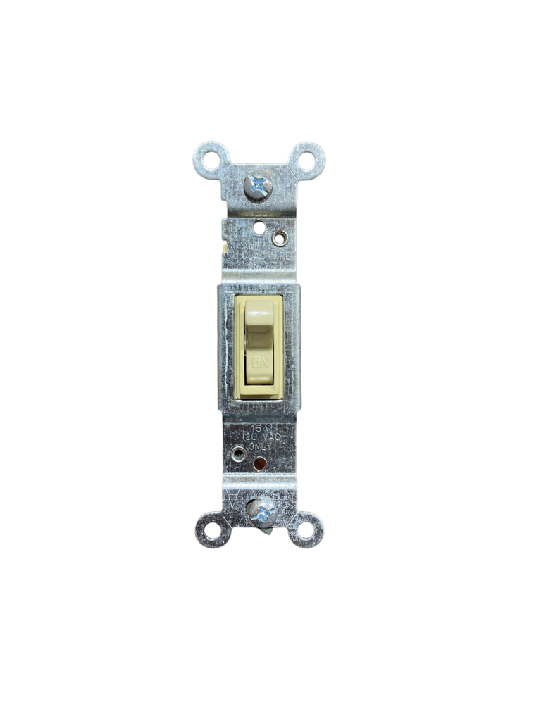 INTERRUPTOR DE PALANCA 15A 120V SWITCH MARFIL