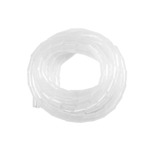 CINTA ESPIRAL TRANSPARENTE RANGO DE ENVOLTURA 24 mm SWM-24, x 10 MTS