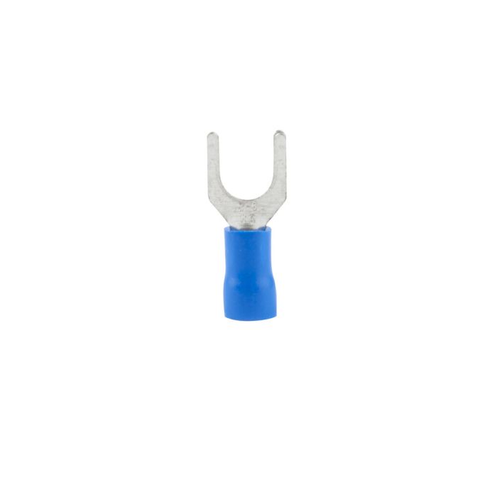 TERMINAL HORQUILLA AZUL 14-16AWG 5/32" 4MM