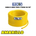 CABLE 8 THW-2 THHW / AWG CU 90°/ PVC 600V ELECON