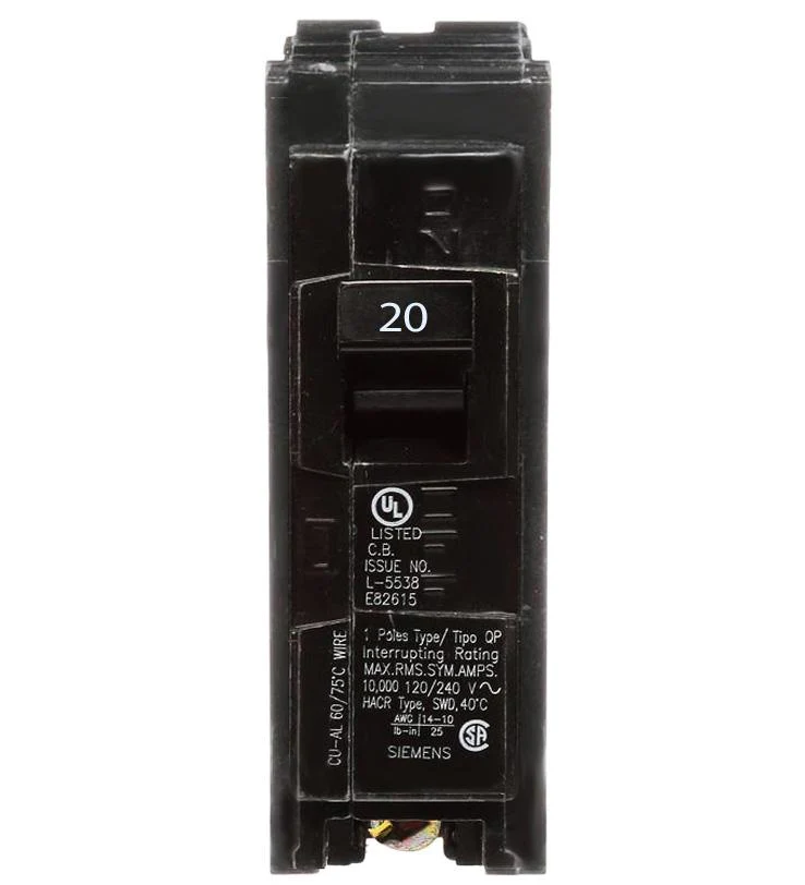 BREAKER 1X20A THQL EMPOTRABLE