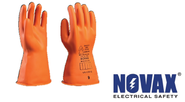 GUANTES DIELECTRICOS CLASE 00 500 V MARCA NOVAX ELECTRIC