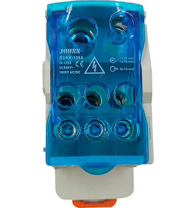 BORNERA DE DISTRIBUCIÓN 125A 1000V