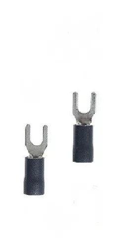 TERMINAL HORQUILLA NEGRO 14-12AWG 1/4 6.5MM
