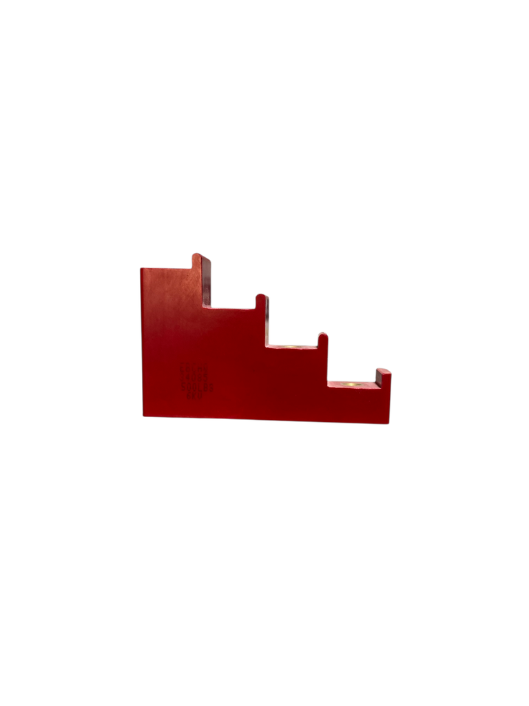 AISLADOR ESCALONADO 4 PASOS 500LBS 6 KB DIMENSIÓN PASO: 20X21MM, DIMENSIONES: 60X100X20MM. ROSCA M6. FIJACIÓN:2 ROSCAS