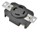 TOMACORRIENTE P/GENERADORES ELECTRICOS 4P 30A 125/250V MEDIA VUELTA