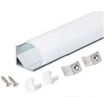 PERFIL DE ALUMINIO ESQUINERO CINTA LED  ILUM-VEN LD-1093