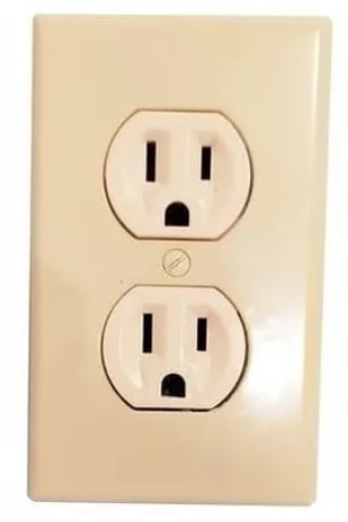 TOMACORRIENTE DOBLE TIPO 270 2P+T BEIGE C/TAPA ETT-17