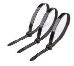 TIRRAJE AMARRE PLASTICO Medidas:4x250mm Paquete de 50UND COLOR NEGRO HERRA-VEN HR-511-B
