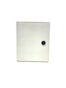 CAJA DE CONTROL 300X250X140mm IP65 USO EXTERIOR C/PUERTA Y CERRADURA DOBLE FONDO POLIESTER BEIGE