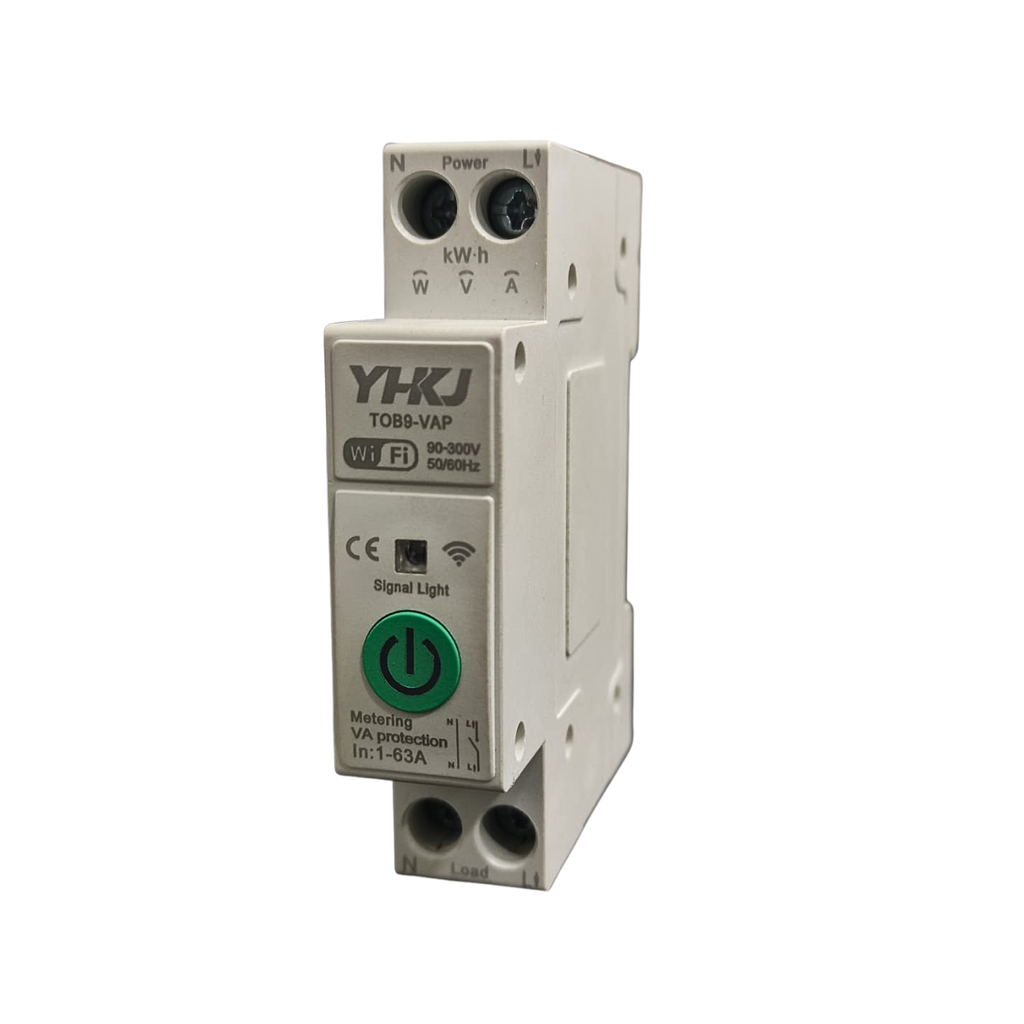 INTERRUPTOR INTELIGENTE WIFI SWITCH 1-63A 90-300V 50/60HZ YHKJ