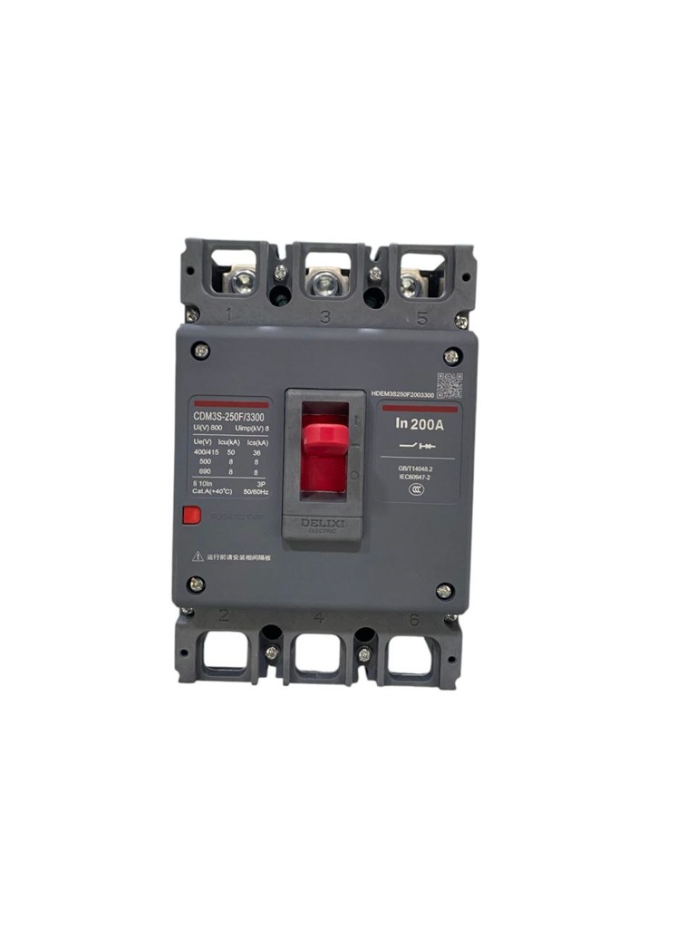 BREAKER 3X200A CAJA MOLDEADA