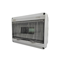 TABLERO DE DISTRIBUCION PLASTICO 12 CIRCUITOS EMPOTRABLE INTEMPERIE RIEL DIN IP65