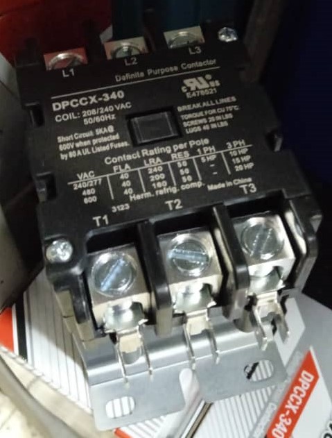 CONTACTOR PROPOSITO DEFINIDO 2P 30 A BOBINA 24 Vca 50/60 Hz. SE2730 SMART ELECTRIC
