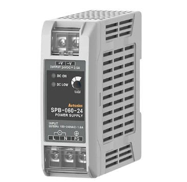 FUENTE ALIMENTACION 110/220VAC SALIDA 24VCC 2,5 A-60W MONTAJE RIEL SIMETRICO