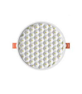 PANEL LED 24W REDONDO AJUSTABLE 85-265V 6500K 6" TIPO COLMENA