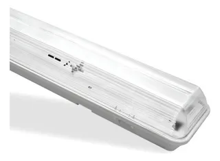 CARCASA ANTIPOLVO 60CM TUBO LED 2X9W IP65 CONEXION DOBLE EXTREMO (NO INCLUYE TUBOS T8)