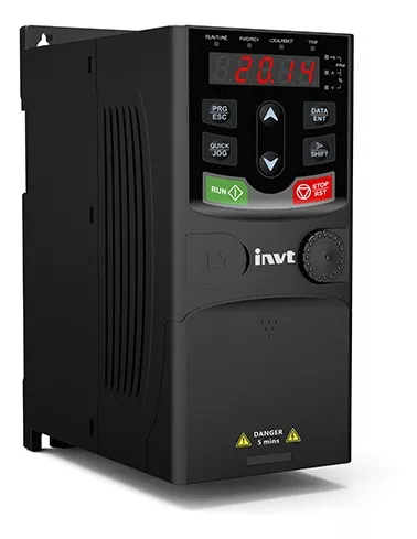 VARIADOR DE FRECUENCIA 0,5 HP 0,4 KW 220 V 1F/3F GD20-0R4G-S12 INVT