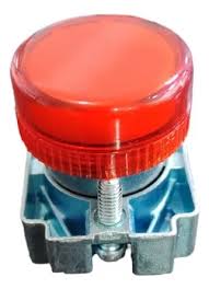LUZ PILOTO LED 110V ROJO Ø22MM METALICA 50 MA S