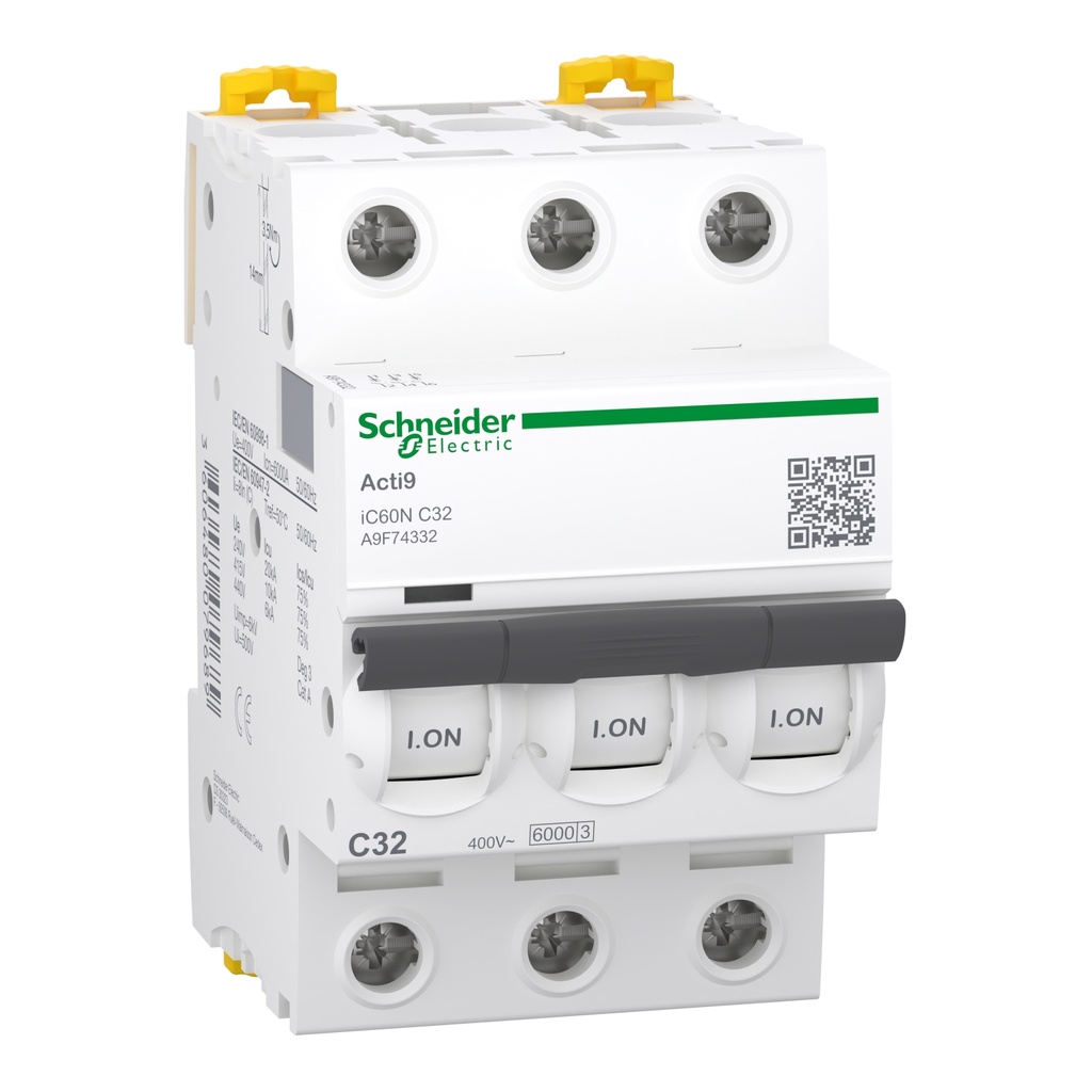 MINI BREAKER 3X6A 500V 20KA 240V 6KA 440V