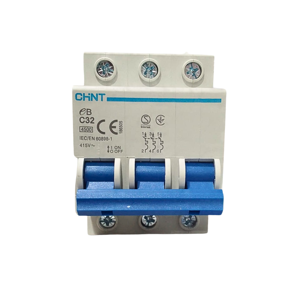 MINI BREAKER 3X32A 4.5KACC CURVA C 110/400V 50/60HZ