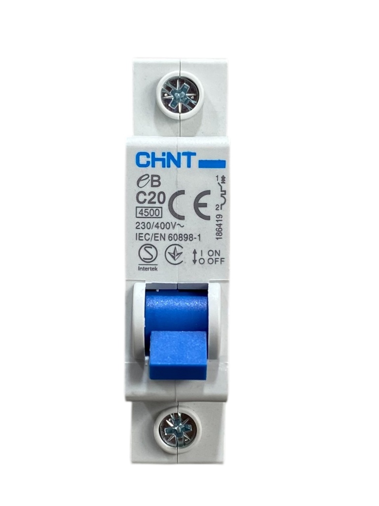 MINI BREAKER 1X20A 4.5KACC CURVA C 110/400V 50/60HZ