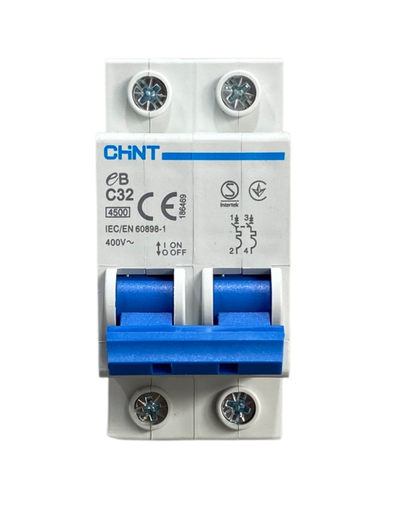 MINI BREAKER 2X32A 4.5KACC CURVA C 110/400V 50/60HZ