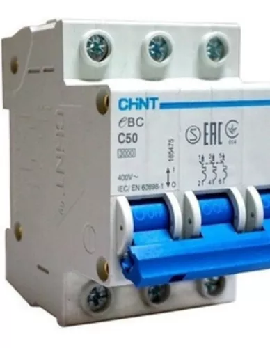 MINI BREAKER 3X6A 4.5KACC CURVA C 110/400V 50/60HZ  