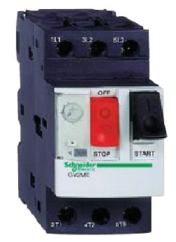 GUARDAMOTOR 1.6-2.5 AMP. 100kA@240V. DE BOTONES 