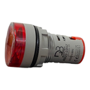 LUZ PILOTO LED 0-99Hz ROJO C/INDICADOR DE FRECUENCIA DIGITAL 22mm