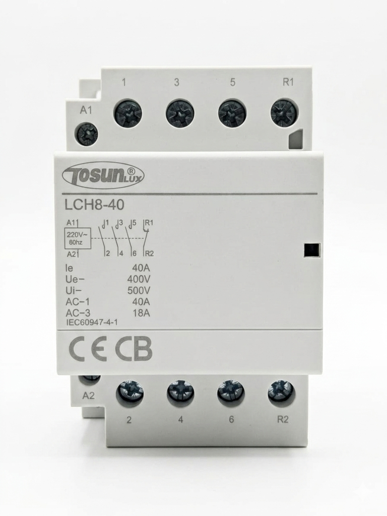 CONTACTOR MODULAR 40 AMP 3NO+1NC