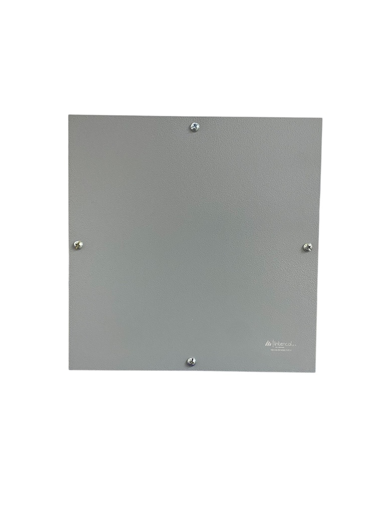 CAJA DE DERIVACION METALICA 200X200X150mm (8X8X6") PREPONCHADA PINTURA ELECTROSTATICA GRIS
