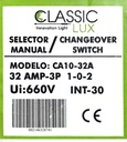 SELECTOR DE POTENCIA ROTATIVO  32A 3P (1-0-2) 660V SSS-01