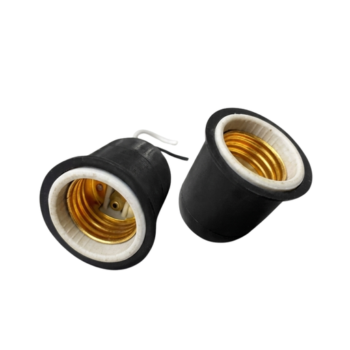 [LD-663] SOCATE E27 DE GOMA-PORCELANA 
