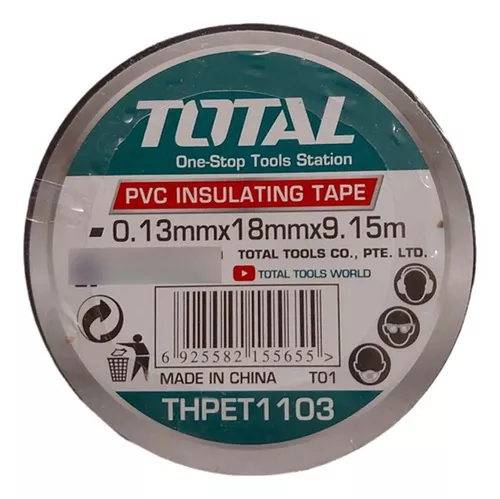 [THPET1103] TEIPE NEGRO TOTAL 15MM
