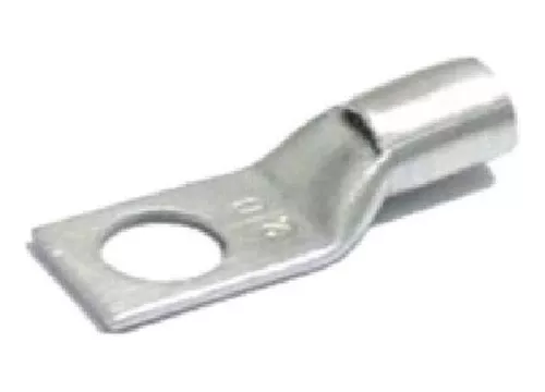 [EBV20-M10] TERMINAL ANILLO 1H P/CABLE #2/0AWG OJAL 3/8" COBRE ESTAÑADO CAÑON CORTO