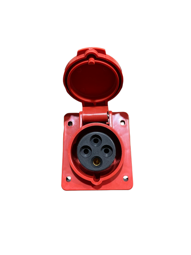 [AM-314] TOMA INDUSTRIAL HEMBRA 4PX16A (3P+T) PARA EMBUTIR 6H 380/415V