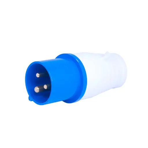 [AM-013] TOMA INDUSTRIAL MACHO 3PX16A (2P+T) 6H 220-250V IP44
