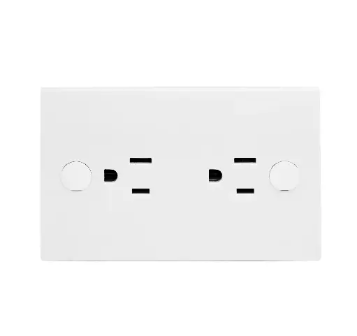 [06064] TOMACORRIENTE DOBLE 127 Vca 15 A 2P+T 06064 BLOCK