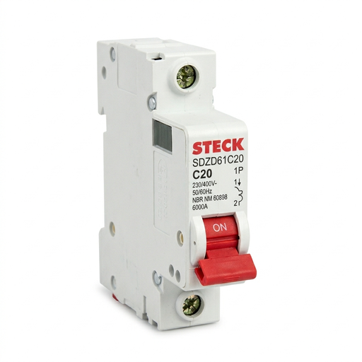 [SDZD61C20] MINI BREAKER 1X20A 6KACC CURVA C 230/400V 50/60HZ