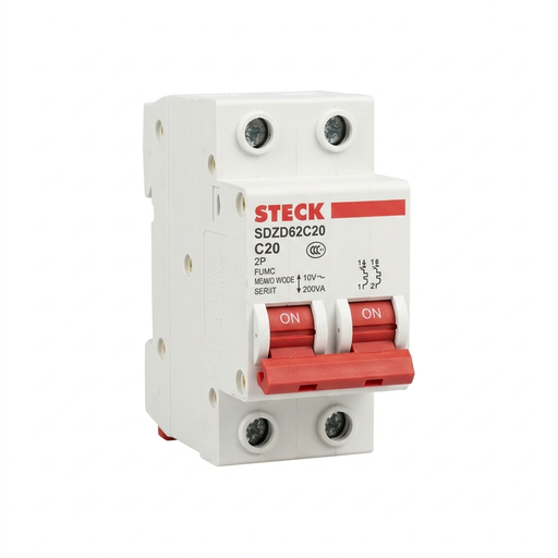 [SDZD62C20] MINI BREAKER 2X20A 6KACC CURVA C 230/400V 50/60HZ