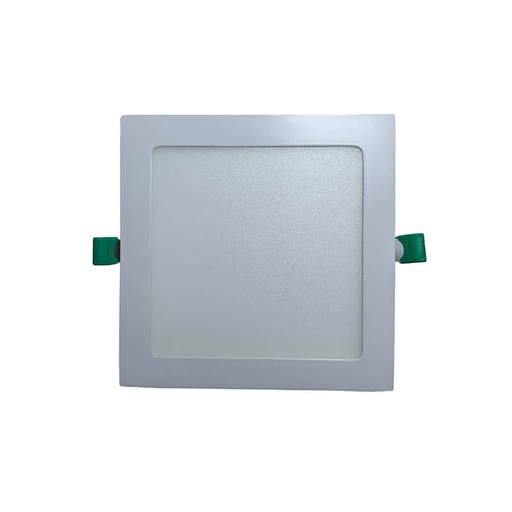 [4105L6k] PANEL LED 12W CUADRADO EMPOTRABLE 85-277V IP40 6500ºK 1080LM