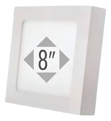 [7148L] PANEL LED 18W CUADRADO SUPERFICIAL 85-277V IP40 6500ºK